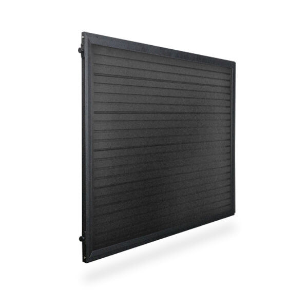 Standard Height Slat Wall Panel In Black