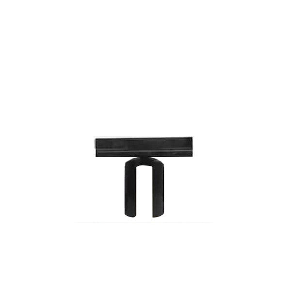T Bracket For Retractable Belt Barrier Stanchions - Holds Acrylic Sign Messages