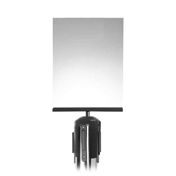 Stanchion Paper Sign Holder For Belt Stanchions