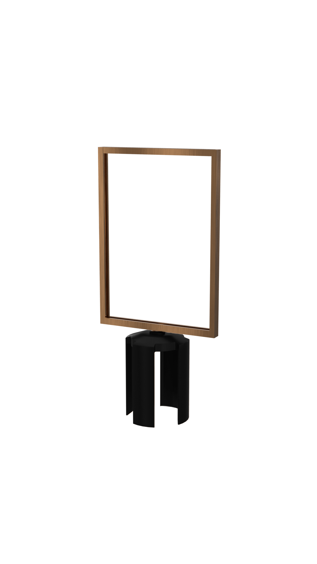 Standard Vertical Sign Frame Satin Bras | Belt Stanchion